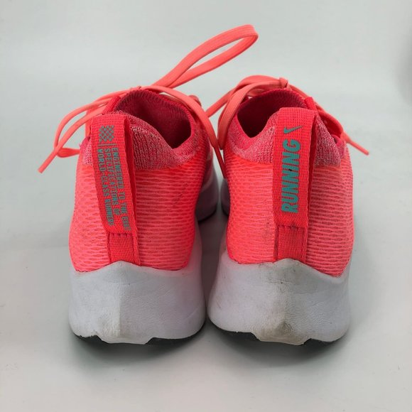 Nike Pink & White Breathable Textile Athletic Shoes | Size 8 - Picture 6 of 7